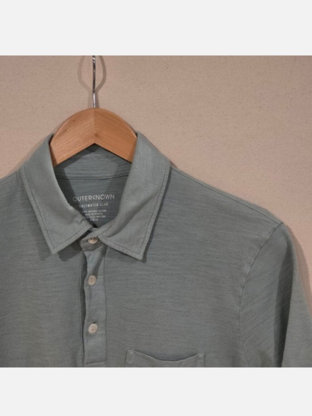 Outerknown Saltwater Slub Polo M